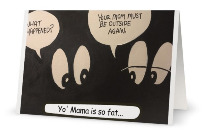 Yo Mama by James Stephens III | Eclipse Greeting Card